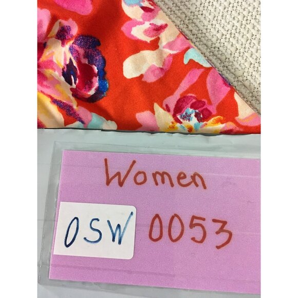 The Pioneer Women Open Front Cardigan Size XXL Red with Pink Blue Yellow Flowers - Picture 13 of 13